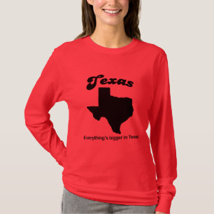 Texas - allt är större tee shirt