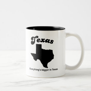 Texas - allt är större Två-Tonad mugg
