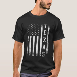 Texas American Flagga Vintage T Shirt
