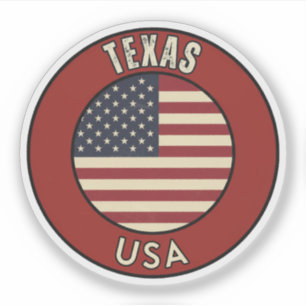 Texas Amerikas förenta stater Klistermärken