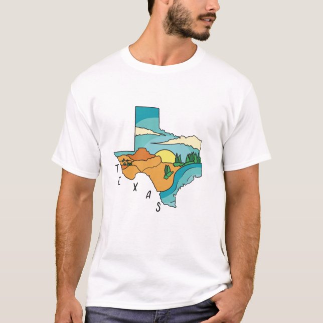 Texas anda t shirt (Framsida)