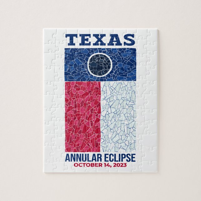 Texas Annular Eclipse Puzzle Pussel (Vertikal)