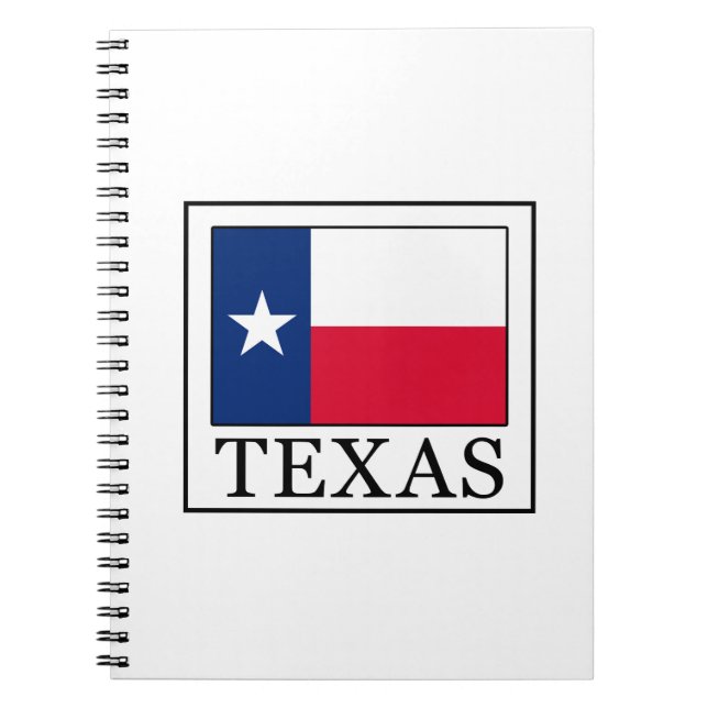 Texas Anteckningsbok Med Spiral (Framsidan)