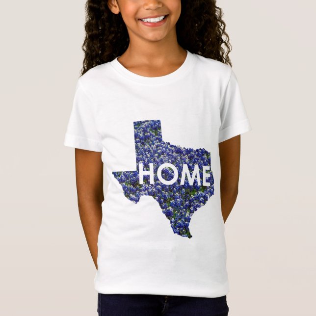 Texas är bästa hem- flickor tee shirt (Framsida)