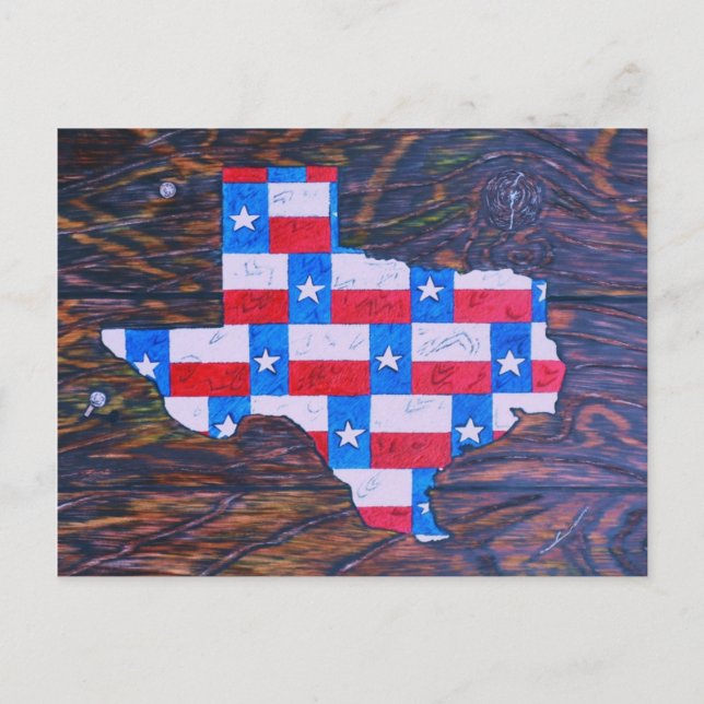 Texas är Big Vykort (Framsida)