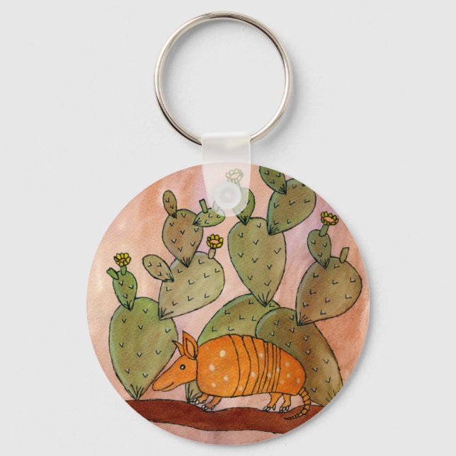 Texas Armadillo Nyckelring (Framsida)