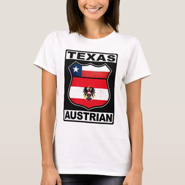 Texas Austrian American Dam Tee (Framsida)