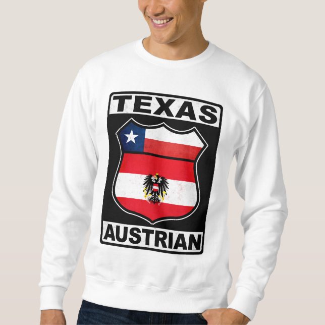 Texas Austrian American Långärmad Tröja (Framsida)
