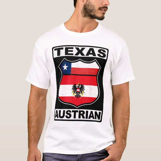 Texas Austrian American T-shirt (Framsida)