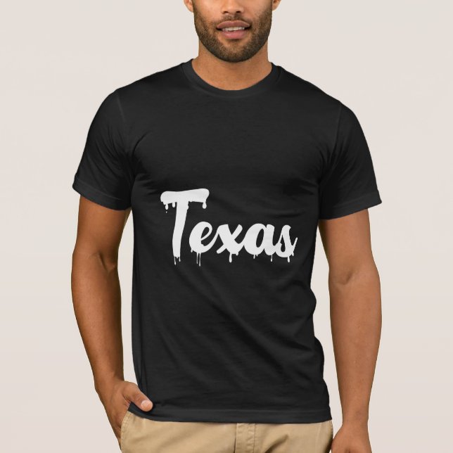 Texas Äventyr Travel T Shirt (Framsida)