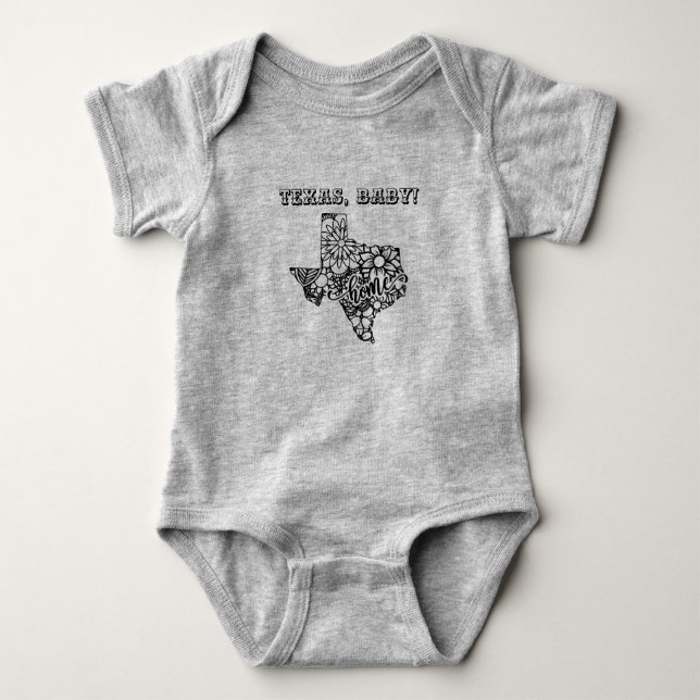 Texas, Baby! T Shirt (Framsida)