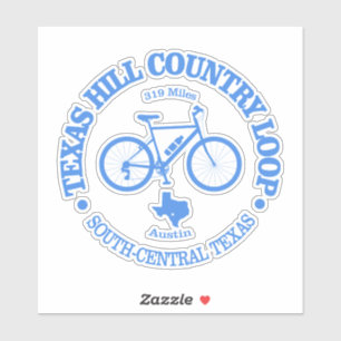 Texas Backe Land (cykling) Klistermärken