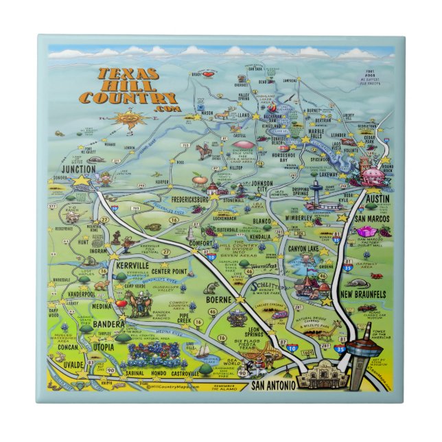 Texas backeland belägger med tegel kakelplatta (Framsidan)