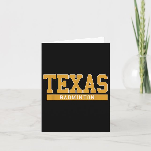Texas Badminton Kort (Framsida)
