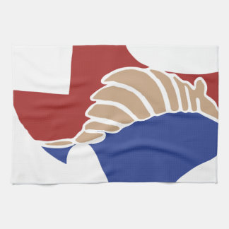 Texas bältdjur - TX påstår design Kökshandduk