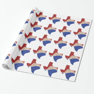 Texas bältdjur - TX påstår design Presentpapper
