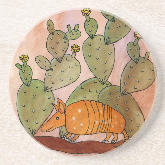 Texas bältdjur underlägg sandsten (Framsidan)