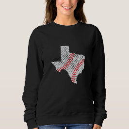 Texas Baseball Mamma Personlig Baseball Stitching T Shirt