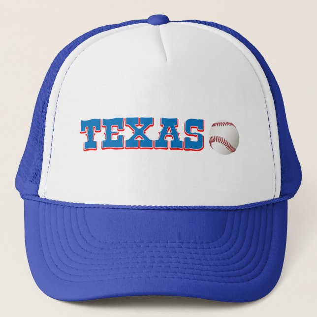 Texas baseballhatt truckerkeps (Framsida)