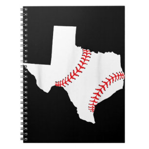 Texas Baseboll State rolig Texas Baseboll  Anteckningsbok