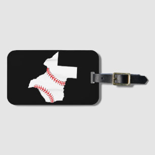 Texas Baseboll State rolig Texas Baseboll  Bagagebricka
