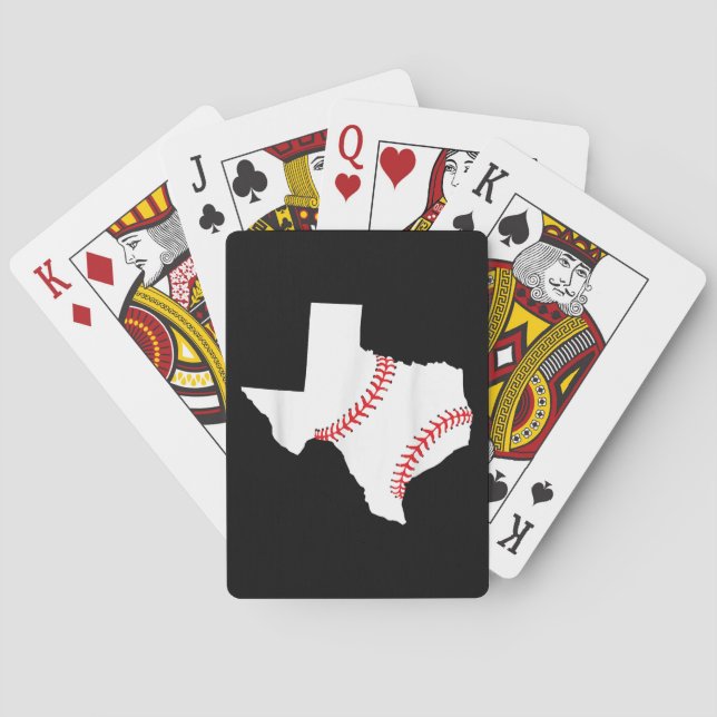 Texas Baseboll State rolig Texas Baseboll  Casinokort (Baksidan)
