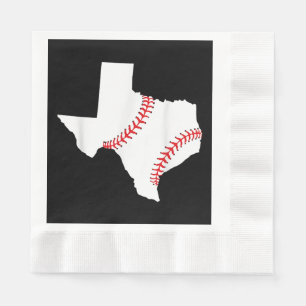 Texas Baseboll State rolig Texas Baseboll  Pappersservett