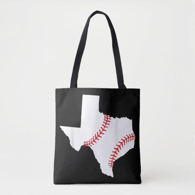 Texas Baseboll State rolig Texas Baseboll  Tygkasse (Framsida)