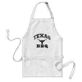 Texas BBQ Anpassningsbar Black Logotyp Förkläde