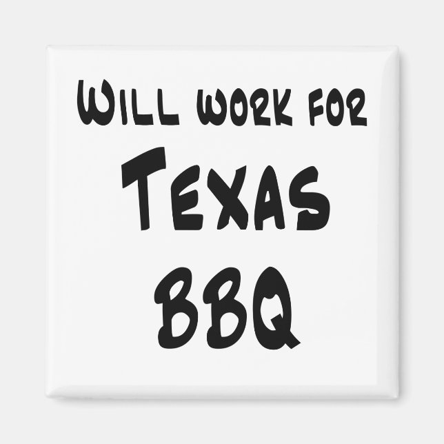 Texas BBQ Magnet (Framsidan)