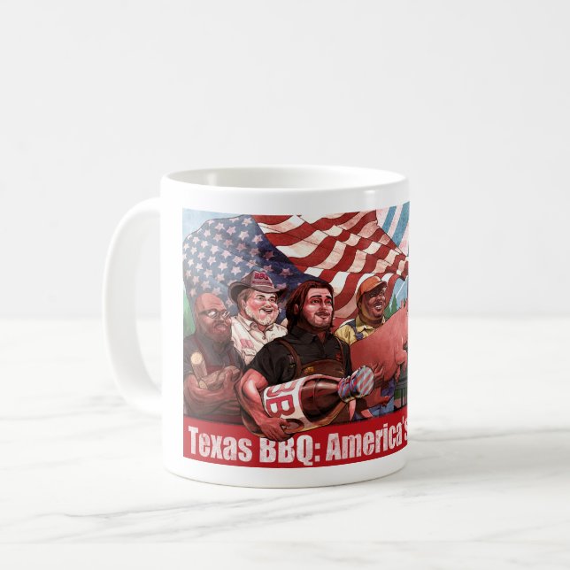 Texas BBQ-mugg Kaffemugg (Framsida vänster)