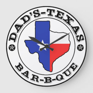 Texas BBQ Stor Klocka