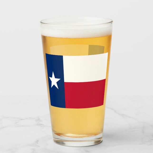 TEXAS BEER GLAS (Framsida fylld)