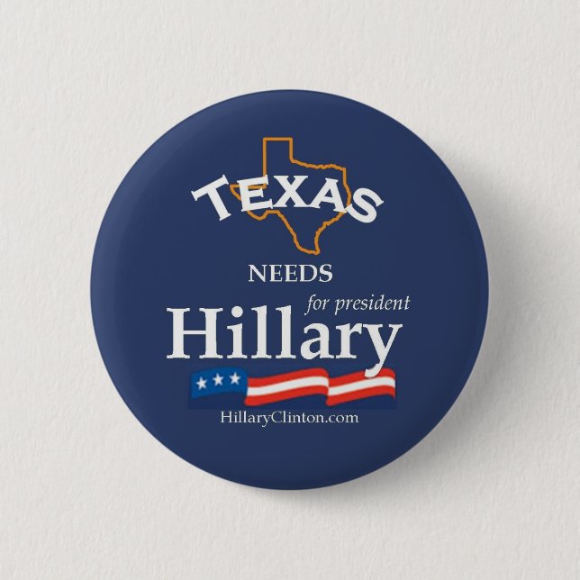 Texas behov Hillary knäppas Knapp (Framsida)