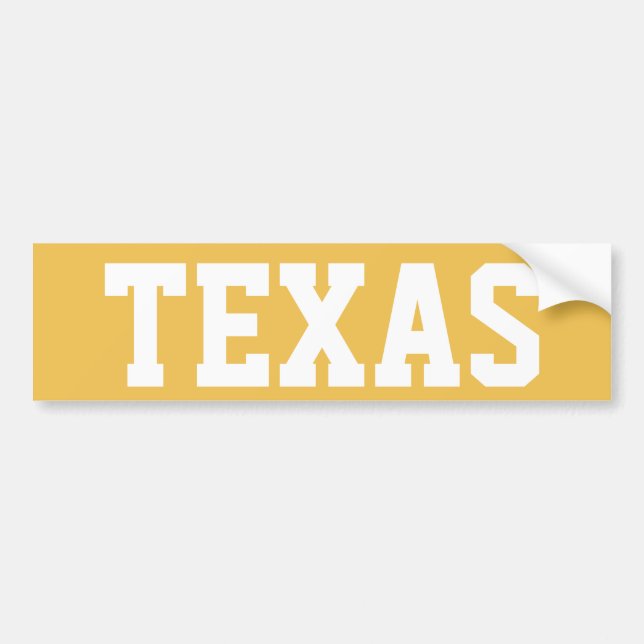 Texas Bildekal (Framsidan)