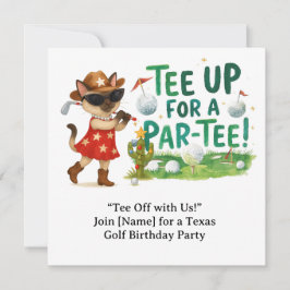 Texas Birthday Thees for Cat Lovers Helgdag Card Julkort