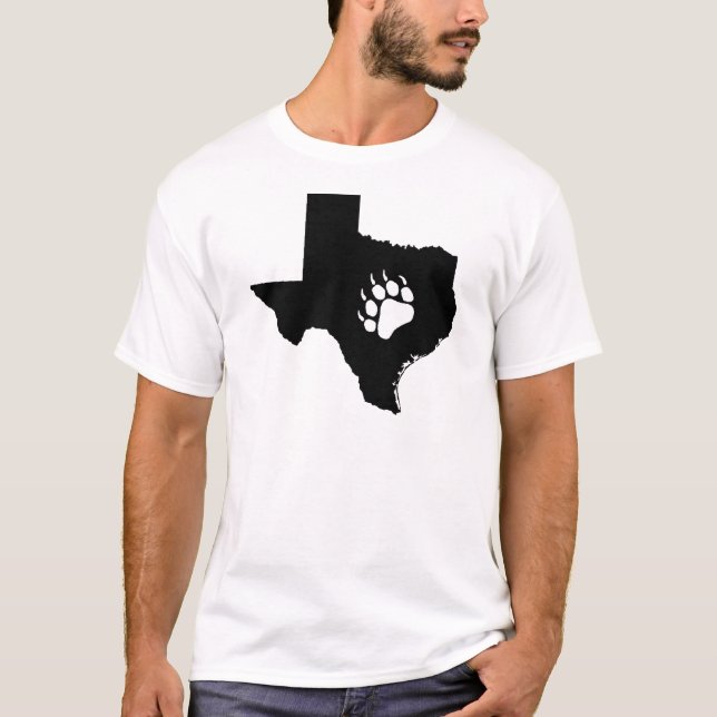 Texas björn t-shirt (Framsida)
