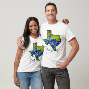 Texas blåbonater Hill Country Texas delstat T Shirt