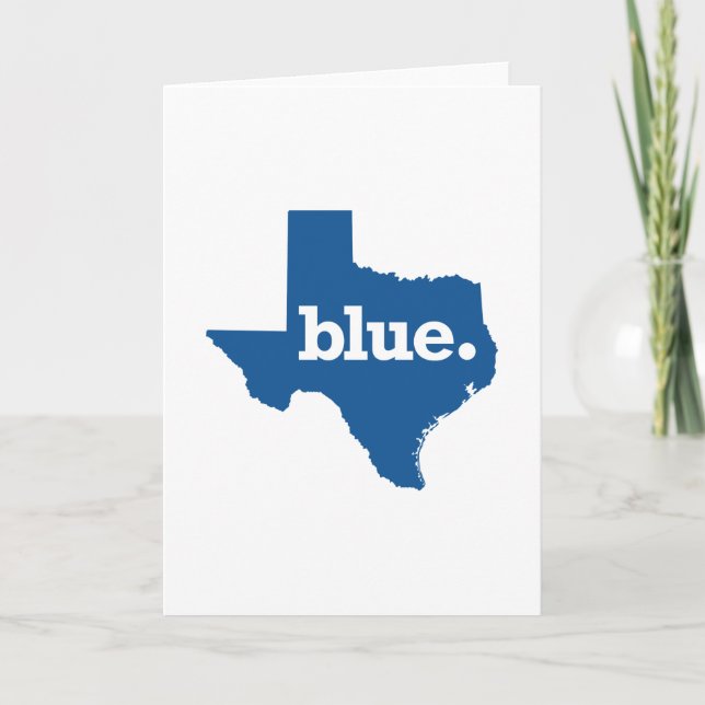 TEXAS BLUE STATE KORT (Framsida)