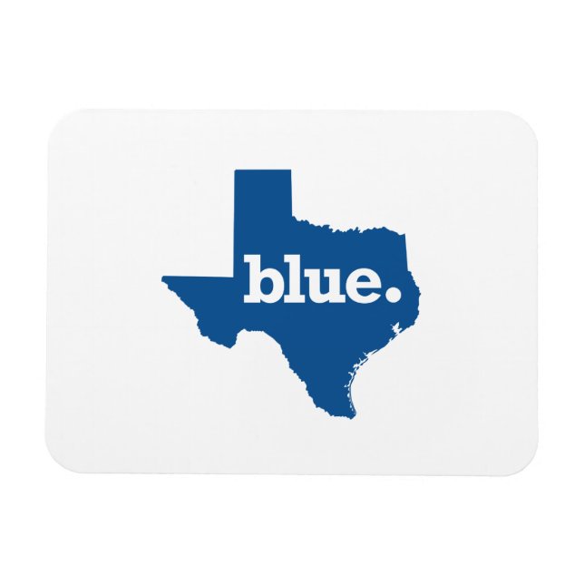 TEXAS BLUE STATE MAGNET (Horisontell)