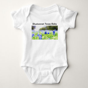 Texas Bluebonnet Baby Bodydrädrädrädrädräkt Onsie  T Shirt