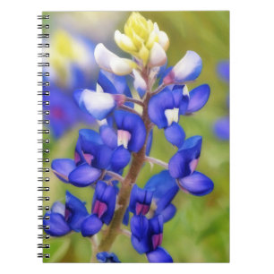 Texas Bluebonnet Blomma Floral Journal Anteckningsbok