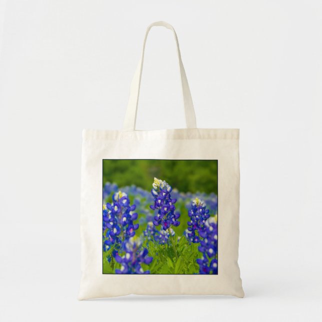Texas bluebonnet hänger lös tygkasse (Framsidan)