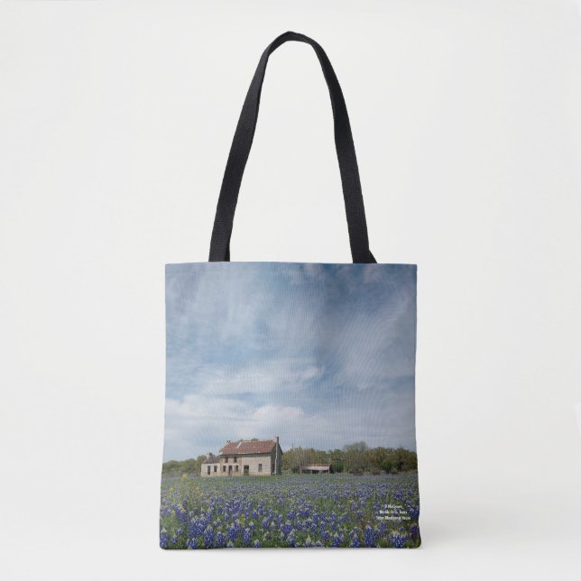 Texas Bluebonnet House - Marble Falls, Texas Tygkasse (Framsida)