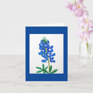 Texas Bluebonnet-inspirationskort Kort