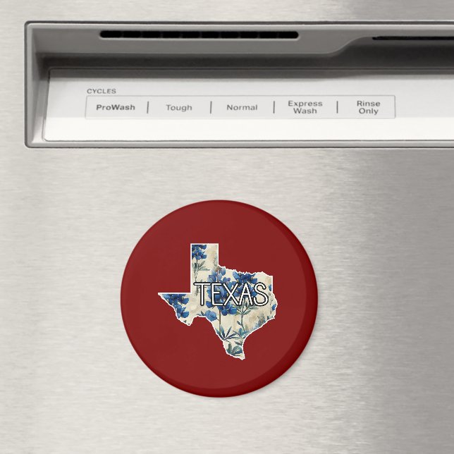 Texas Bluebonnet Magnet (In Situ (Dishwasher))
