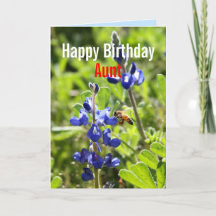 Texas Bluebonnet Moster Grattis på födelsedagen Kort