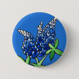 Texas Bluebonnet Texan Kärlek Flower Knapp