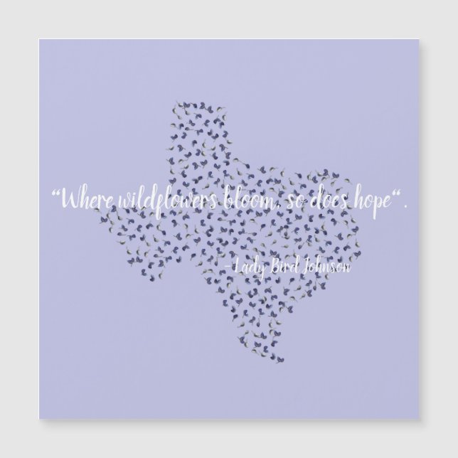 Texas Bluebonnet Wildbloms Message Texas Gift (Framsida)