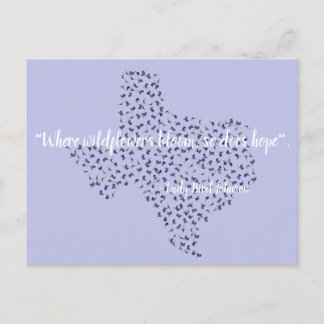 Texas Bluebonnet Wildblomvykort Vykort